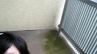 Mexicana blowjob with her big boobs