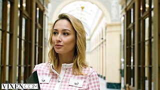 Glamorous Adriana Sephora and Apolonia LaPiedra at doggystyle action