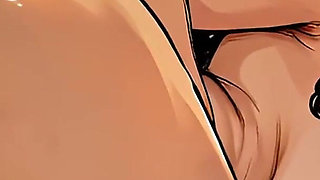 Horny Mexican MILF Fucks Delivery Guy in Kitchen - Uncensored Hentai - Ai