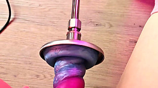 Fucking Machine Anal - Solo Girl Takes a Relentless Machine Deep in Her Ass
