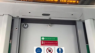 I Get Caught Fucking My Boyfriend on the Train and a Passenger Records Us - Yasmina Khan