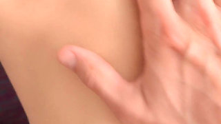 A Neighbor with a Gorgeous Body Gave a Guy a Blowjob After Stretching and Agreed to Stretch Her Pussy with a Dick