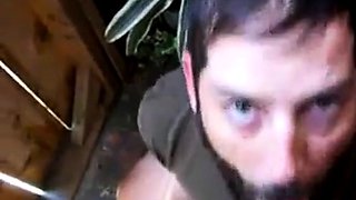 Bearded Daddy Blowjob by the Roadside
