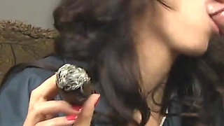 Charlee Chase BIg Cigar and Big Cock!