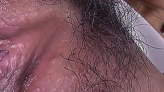 Chief Doctor Fucks Horny Skinny Asian Nurse Rena and Cums in Hairy Pussy