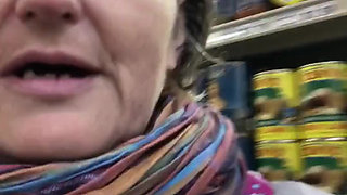 Flashing My Tits in Supermarket to Show You How Cold It Was!