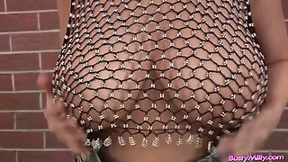 Milly Moris Sexy in Mesh