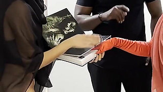 Horny Hijabis From Hell Halloween Threesome