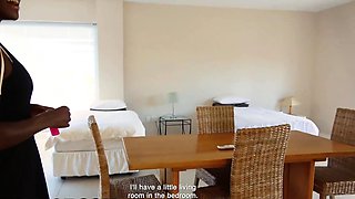 Innocent EBONY real estate agent turned wild