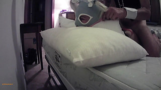 Laura is tied up on stunning silver heels, 15 minutes throat fucked and pussy fucked