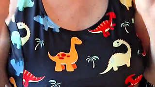 Dinosaur Girl Eats Breakfast!