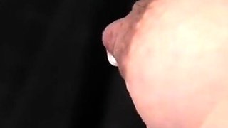 Lactating European Mom's Puffy Nipples
