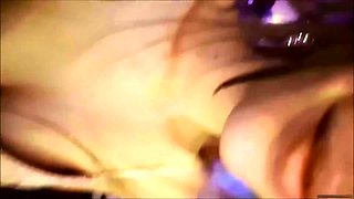 Very Hot Amateur French Teen couple tit fuck on Webcam
