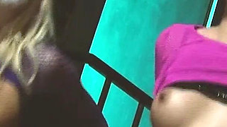 Horny Catsbabes Scene-3 Horny Kittens in Lingerie Fucking Together in the Alley