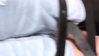 Rachel Lei: Belt Binding Game, Tied up and Left to Wiggle (4k)