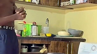 The Village Girl Can’t on the Washing Machine but Can Take Her Boss’s Dick.