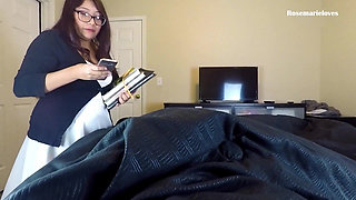 Nerdy Stepsister Gives Titty Fuck to Stepbrother