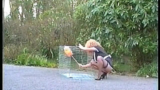 Young French Maid Outdoors