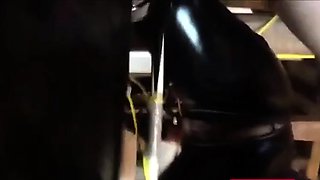 French Amateur Couple Has Kinky SM Sex Outdoors