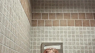 Big Beauty Nurse Vicki Dances and Strips in the Bathroom!