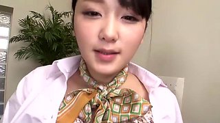 Sexy Businesswoman fucks at work: Blowjob, Licking  Babe Porn