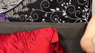 Dancing and stripping to orgasm