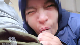 Asian Hijab Fitness Girl Doing Blowjob to Drink Cum for Boost Her Stamina in the Car - Minokiiko