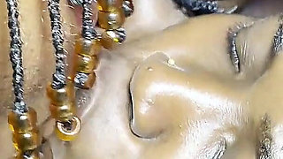 Three Perverted Lesbian Black Chicks Spitting and Pissing