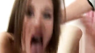 Heavenly Little's blow job sex