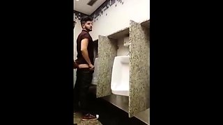 Breeding a Slut Bareback in a Public Bathroom Orgy