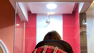 Young College Seeks to Improve Her Grades with the Teacher