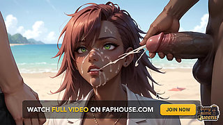 Four Ebony Queens. 1 Beach. Oral Sex, Threesomes. Hot, Filthy Slut. Horny, Porn.