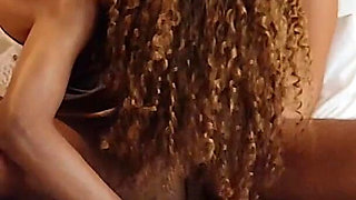 Skinny Black Slut Found Out What a Big White Cock Feels Like!