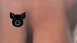 Plus Size Hooded Naked Ebony Gimp