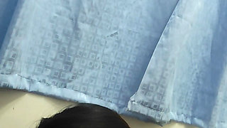 CGEATING ASIAN WIFE SUCKS DICK WHILE ON PHONE WITH HIS HUSBAND