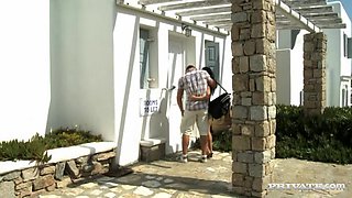 Horny Amabella Brings Home Two Guys for a MMF Threesome with a DP - Private Porn Sex Videos