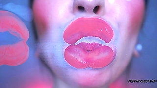Bright Pink Lipgloss Halloween Kiss Sticky Dream Marks