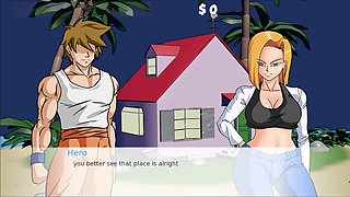 Angry dragon, android 18, fucking cartoons