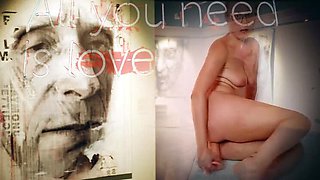 Hot Blonde German MILF TheaRemmel Rides Big Dildo in Anal Art Scene - Homemade Solo Masturbation