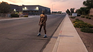 Thick BBW Wife Loves to Show off and Be Nude in Public!