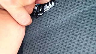 In the Car I Stop in a Parking Lot to Dildo My Pussy Like a Whore at the Risk of Being Surprised by Strangers