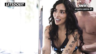 LetsDoeIt featuring Van Wylde and Vanessa Sky's brunette trailer
