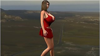 Bouncing Booty And Boobs Breast Expansion While Walking In Public Hourglass