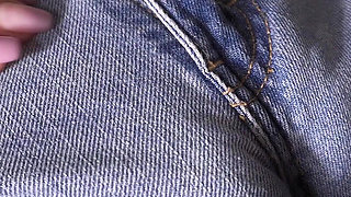 Tight Jean Shorts Camel Toe Teen Pussy Tease