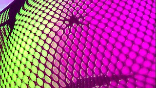 !!hot goth girl with tattoos and a fat ass in fishnets!!