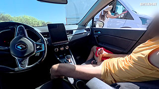 A cuckold guy offers me his wife in a public parking lot.