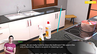 Erotica 11 - Ren Helping Riley to Clean the House & What if He Drive Lilly Home Path Also