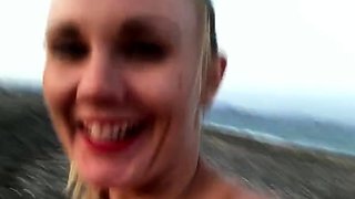Ivy Roses - Plastic Bikini Cum in Public Beach