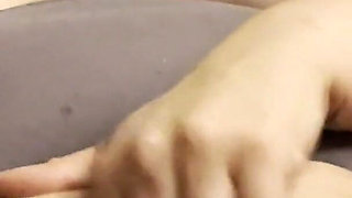 Chubby Girl Masturbating to Porn