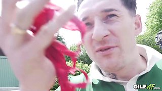 Skinny Francesca Kittens Hardcore Pounding as Granny